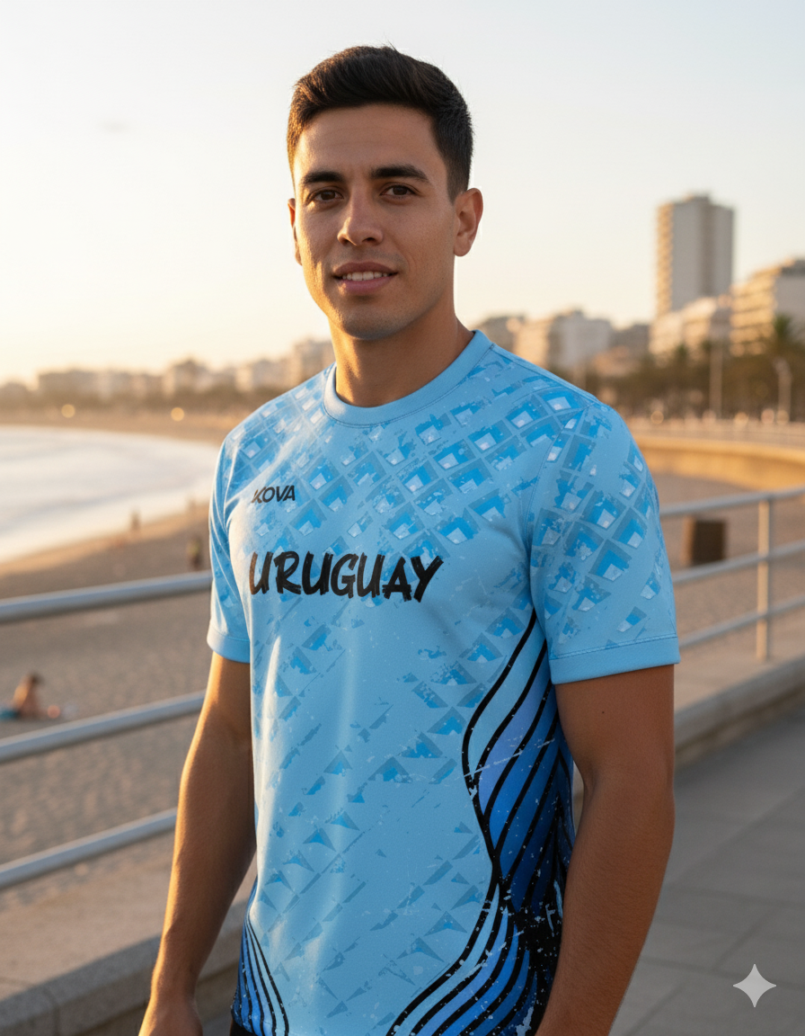 Remera Uruguay Running